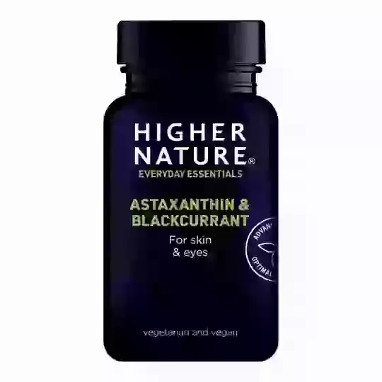 Higher Nature Astaxanthin & Blackcurrant x 30 Capsules